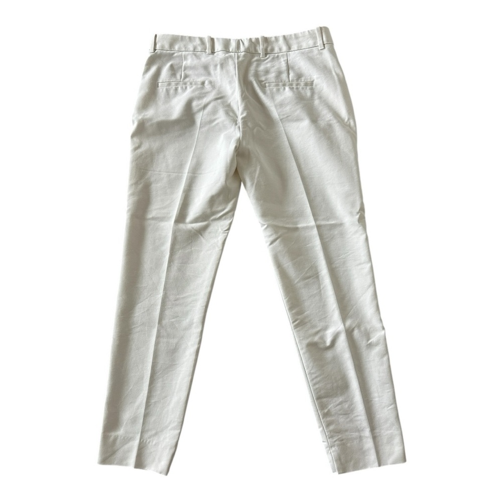 Zara White Tailored Ankle Trousers – Size L Workwear Minimal Chic - Picture 3 of 9